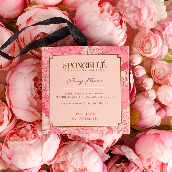 Spongellé - Wholesale Bath Pouf/Sponge - Peony Flower Boxed FlowerÂ