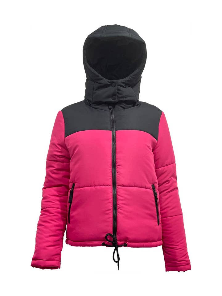 Ladies "Therapy" Hooded Down Alternative Padded Jacket for wholesale by Therapy