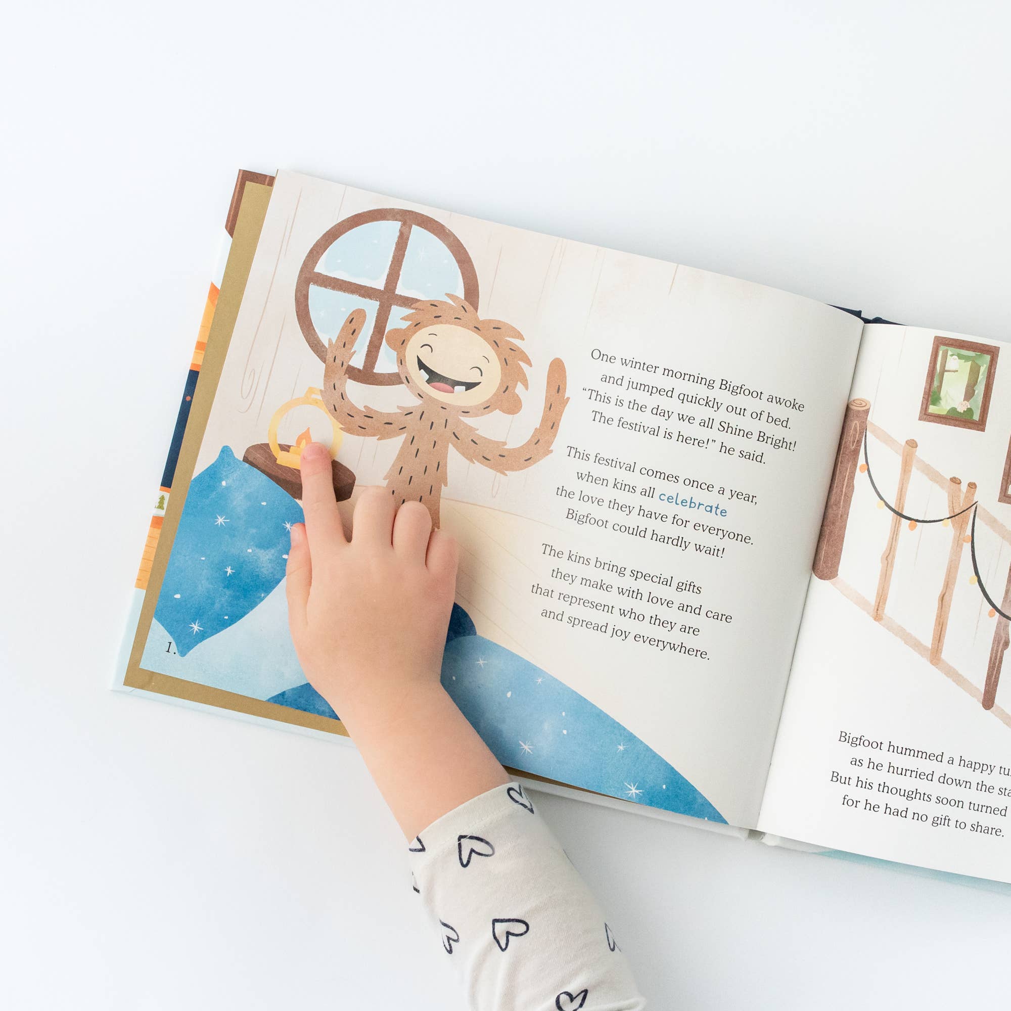 Slumberkins Inc. - Wholesale Stuffed/Plush Toy - Kids & Baby - Shine Bright Ibex Plush Snuggler + Holiday Book Set5