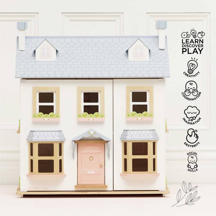 Le Toy Van, Inc. - Wholesale Doll - Kids - Mayberry Manor Wooden Dolls House