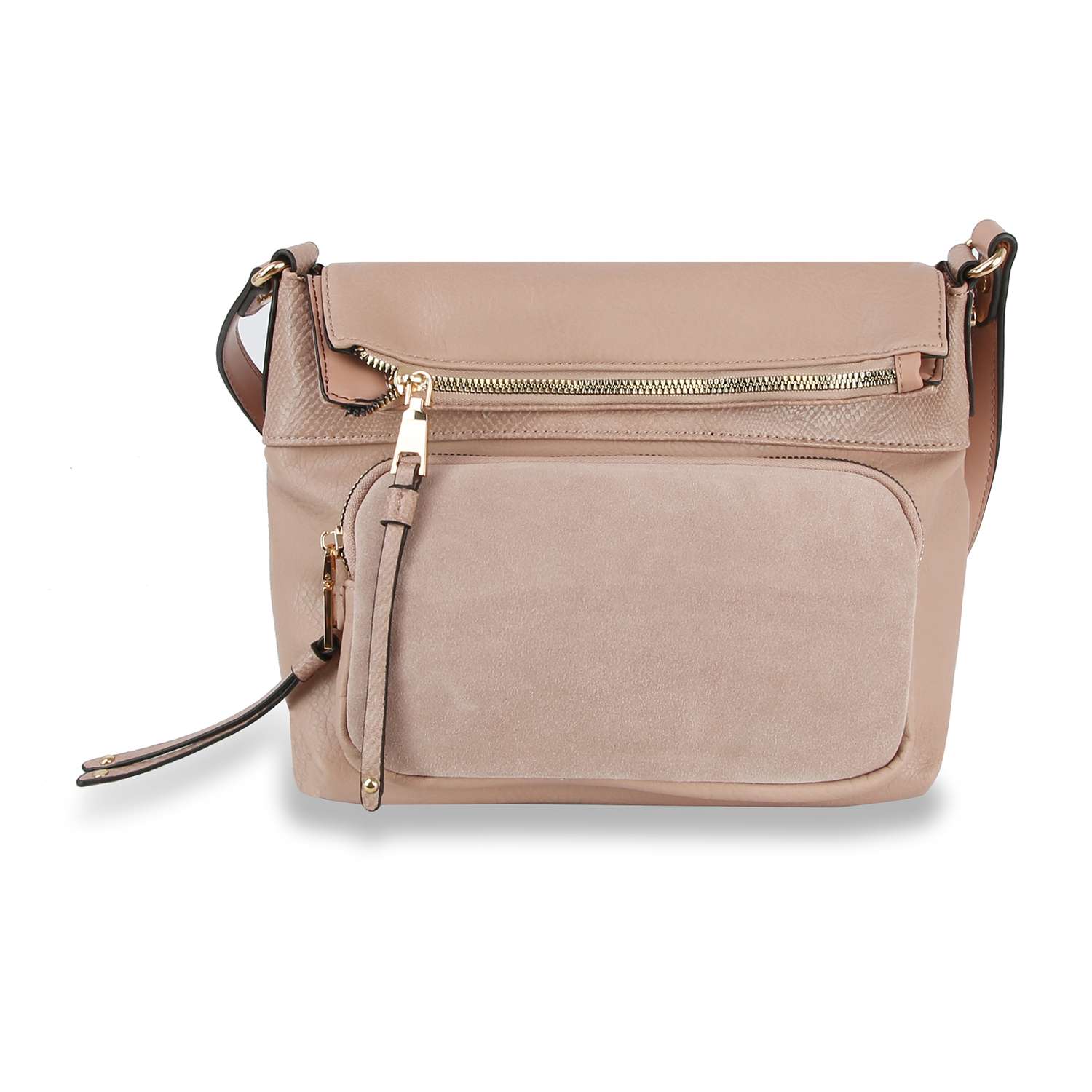Handbag Express - Wholesale Crossbody Bag - Women's - Genuine Leather Unique Fold Over Crossbody Sling0