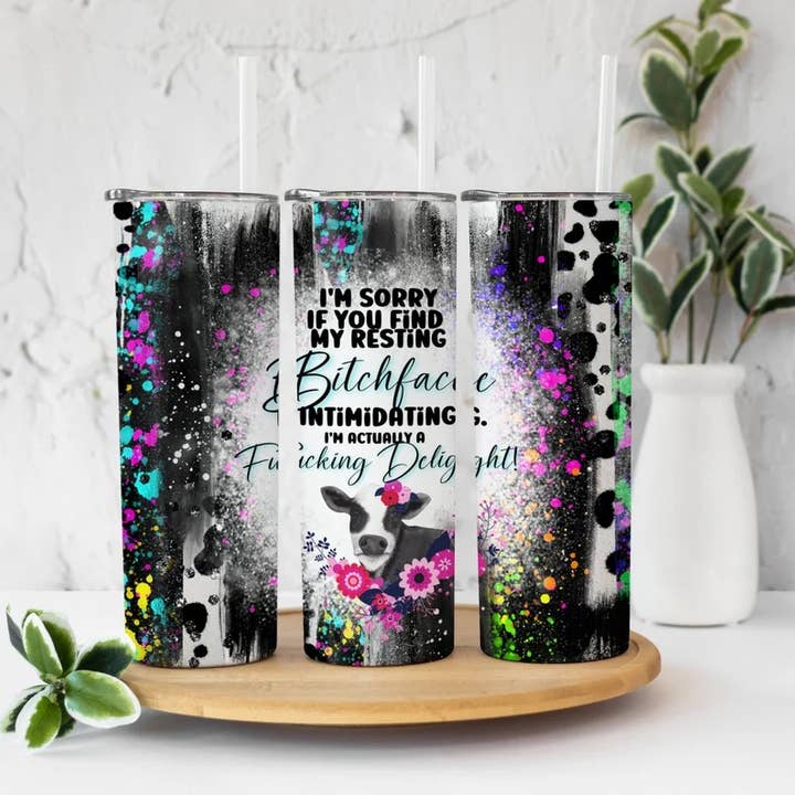 RBF Cow Double Walled Insulated Tumbler for wholesale by Custom reasons