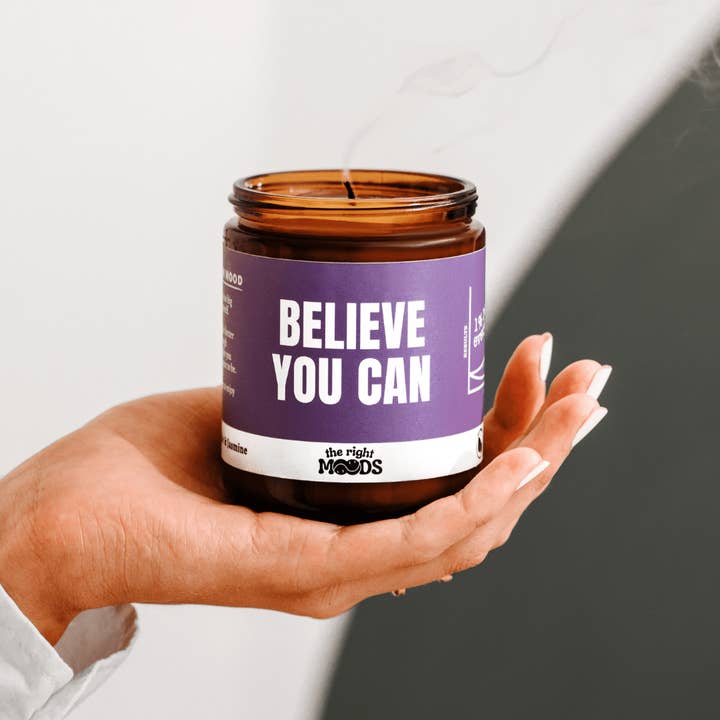 Gift Candle – MOTIVATION MOOD–Scented Handmade Soy wax for wholesale by The Right Moods Candles