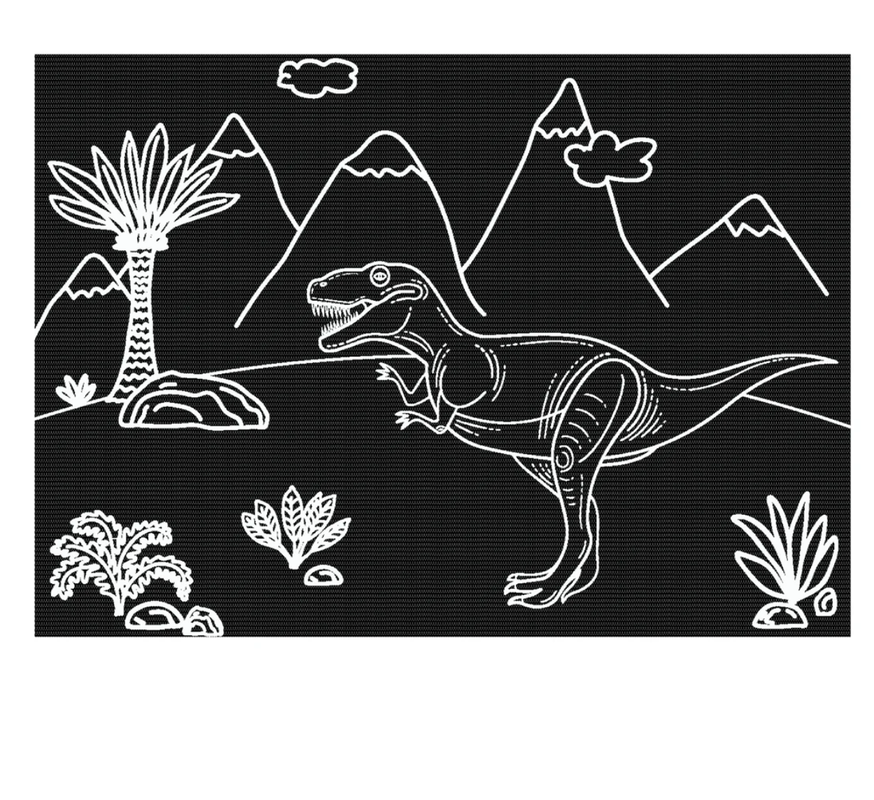 Baby Republic - Wholesale Coloring & Activity Book - Kids & Baby - Imagination Starters® Chalkboard MiniMats Colouring Set - Dinosaur & Construction4