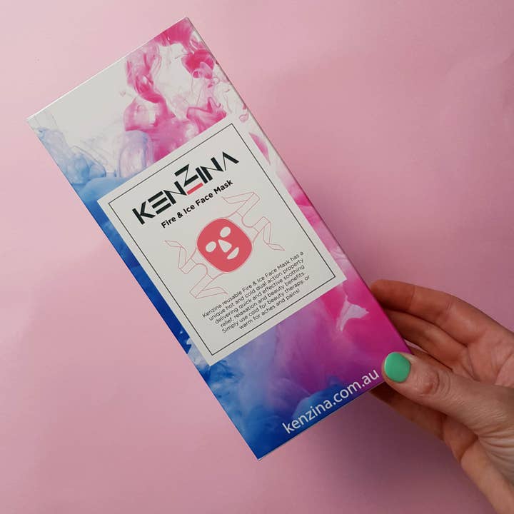 pink Kenzina Fire and Ice Mask for wholesale on Faire3