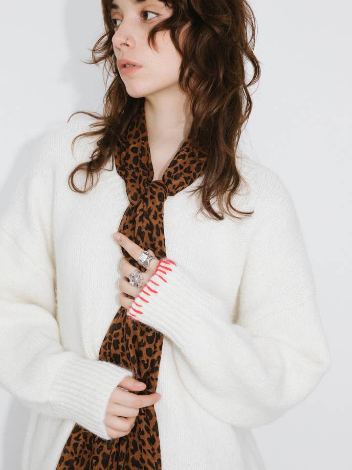 CUBIC - Wholesale Knit Sweater - Women's - V-Neck Alpaca Knitwear Jumper9