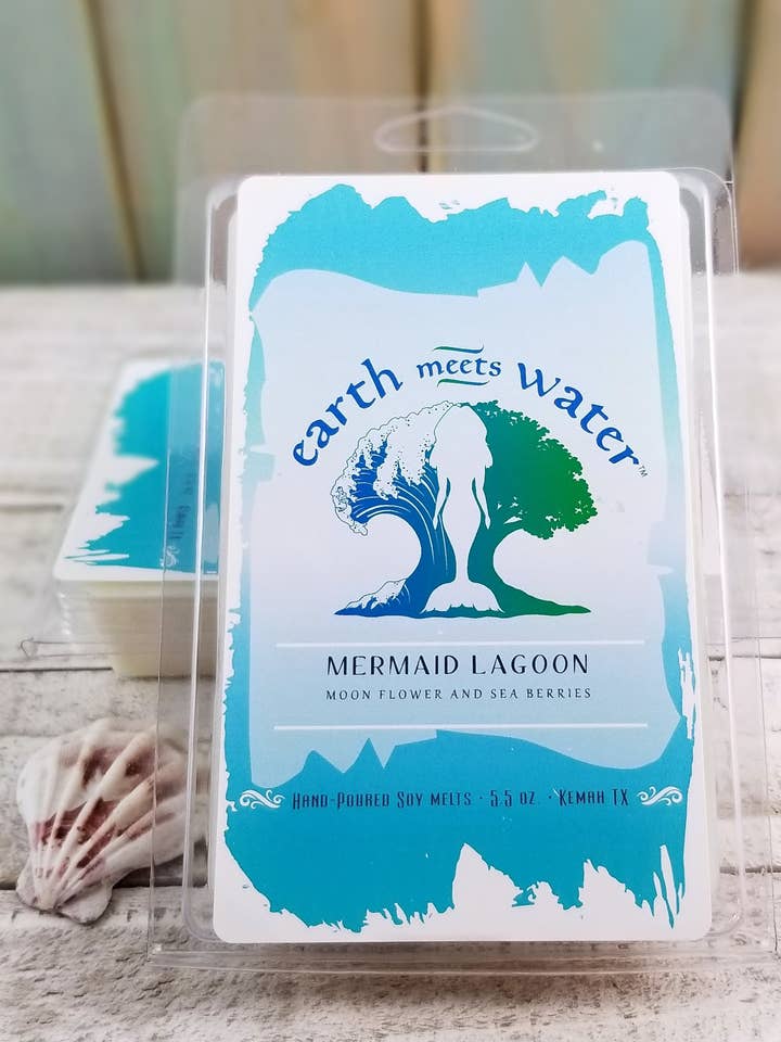 Mermaid Lagoon- JUMBO Soy Melts for wholesale by Earth Meets Water