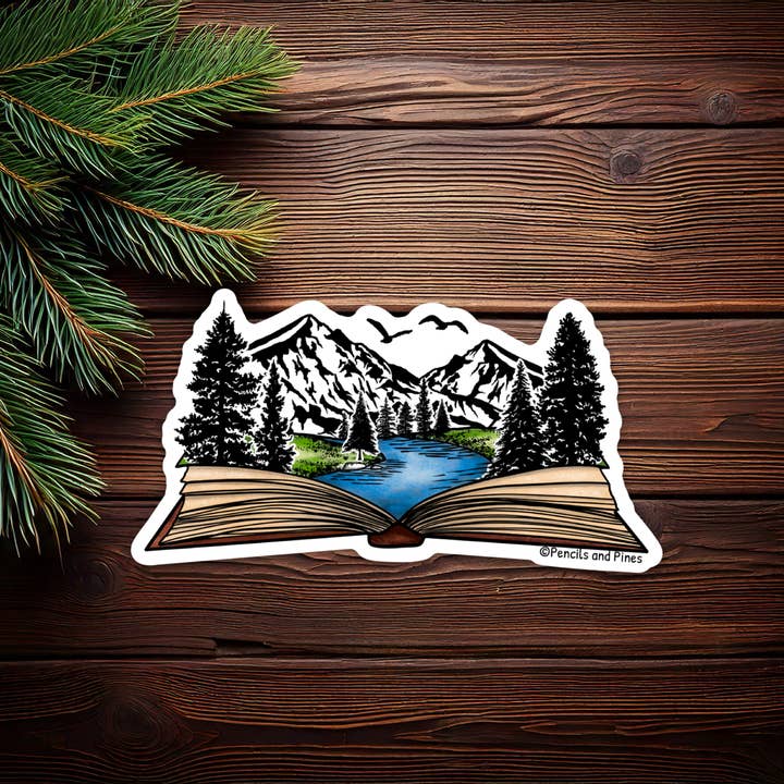 Book of Wonder Nature Sticker for wholesale by Pencils and Pines