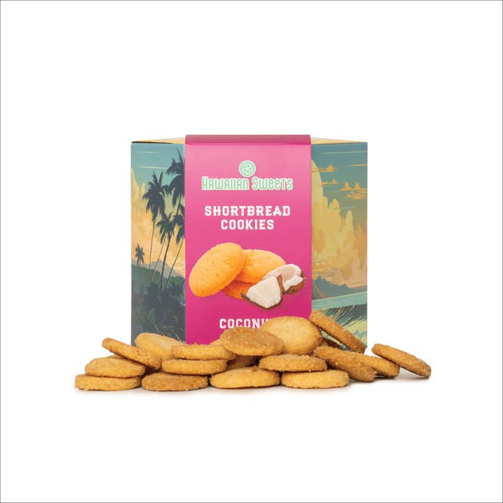 COCONUT SHORTBREAD COOKIES for wholesale by Hawaiian Sweets