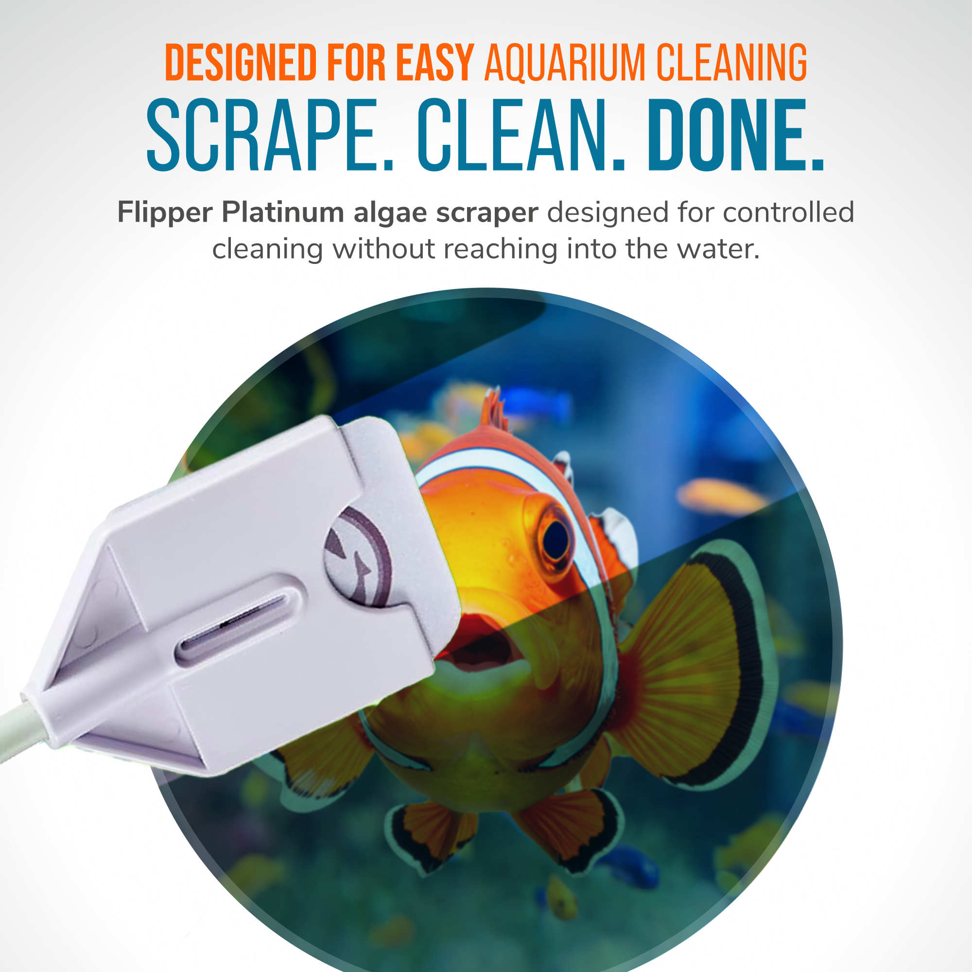 Flipper Aquarium Products - Wholesale Garden Tool - Flipper Platinum NANO Credit Card Algae Scraper1
