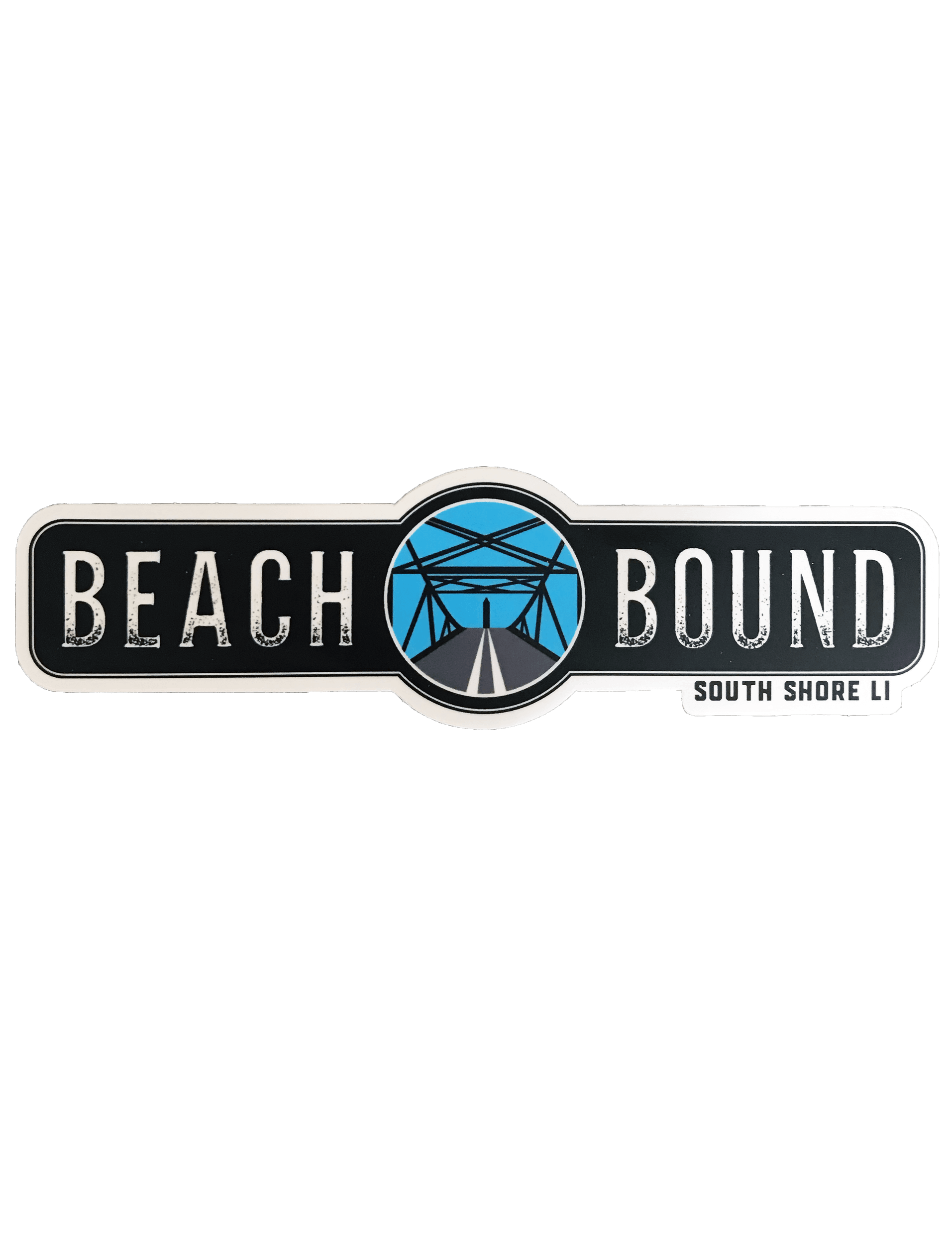 Long Island Strong - Vente Autocollant - Autocollant Beach Bound South Shore0