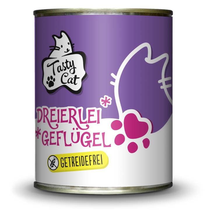 TastyCat Classic Tre Tipi di Pollame 800g. per la vendita all'ingrosso da parte di HoweTie