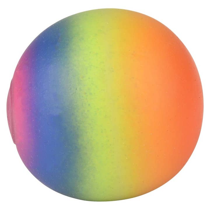 La Luna Bella - Toys - Wholesale Squishy Toy - Kids & Baby - 2.5" SQUISH AND STRETCH RAINBOW GUMMI BALL LLB Squishy Toys
