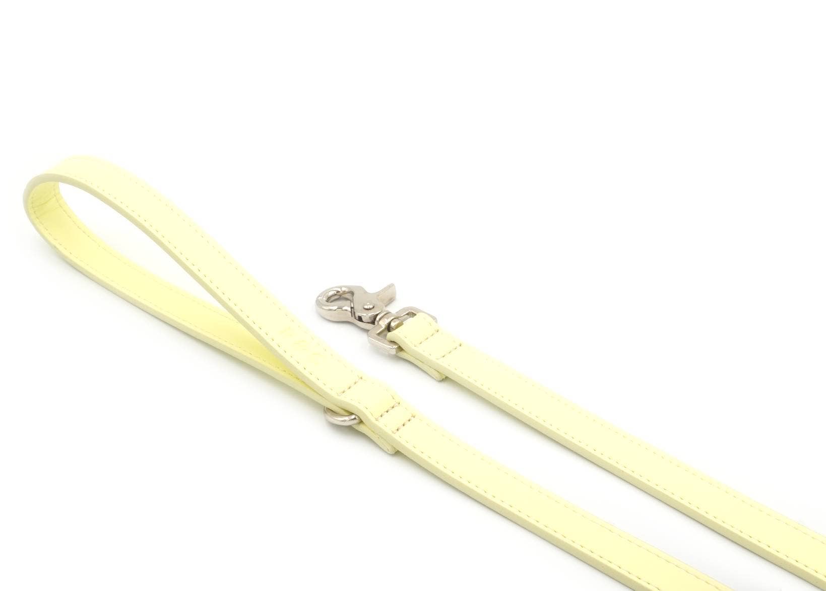 Ralph & Co – wholesale Pet leash – Dog – Yellow Leather Dog Lead1