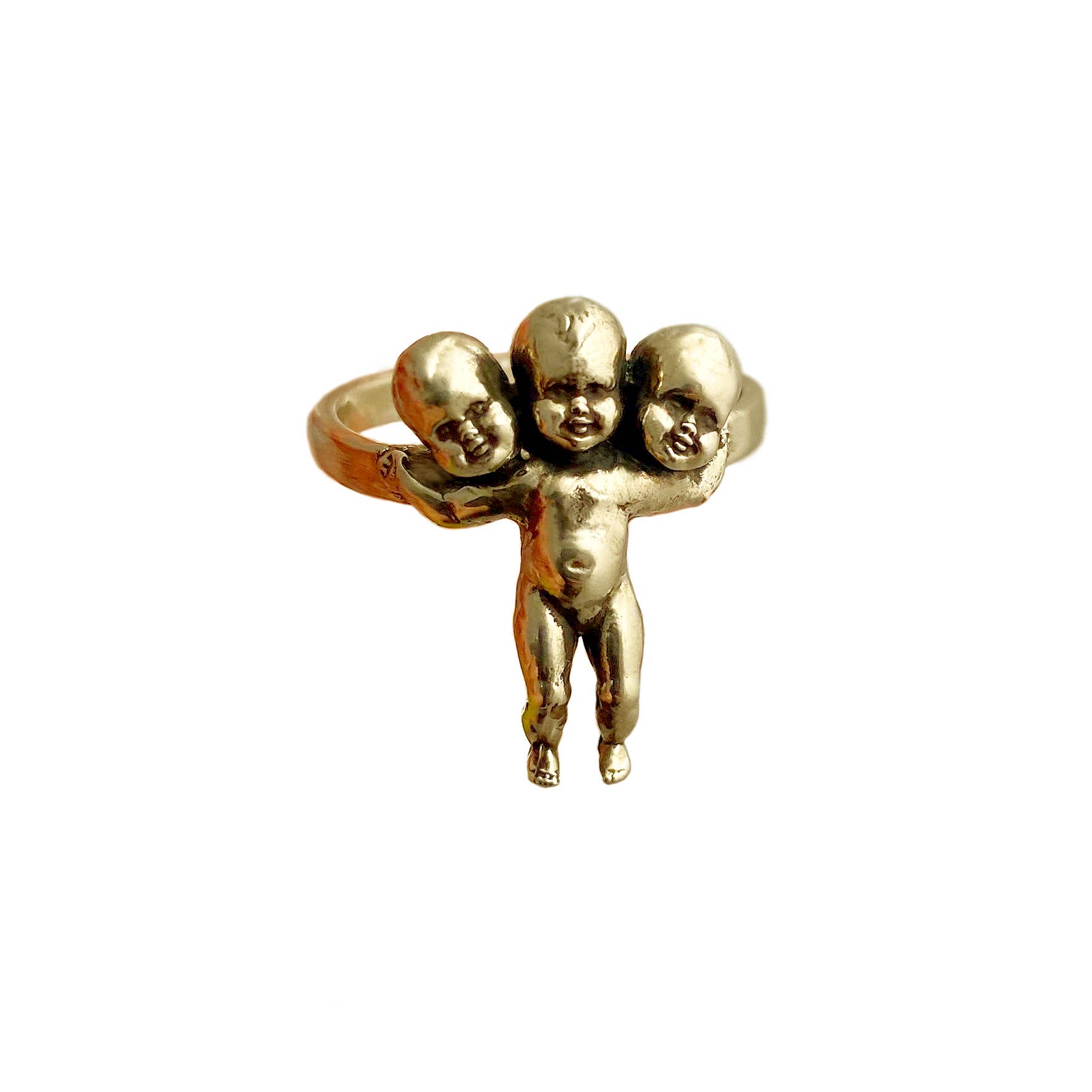 Anomaly Jewelry - Wholesale Cocktail/Statement Ring - Three Headed Baby Ring3