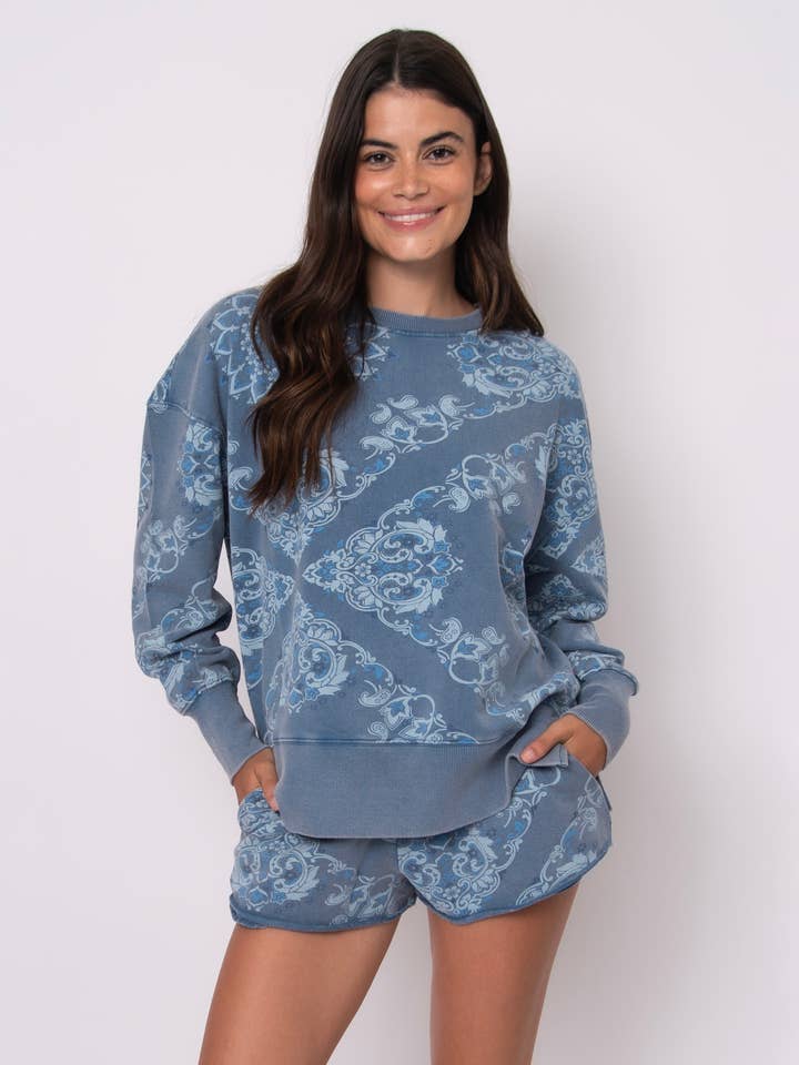 ESTELLE FRENCH TERRY LS TRÖJA- 57F028S för wholesale av RD Style