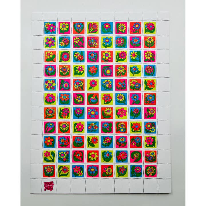 The Portland Stamp Company - Wholesale Rubber/Decorative Stamp - Flowers by Krista Perry - Lick & Stick Stamps