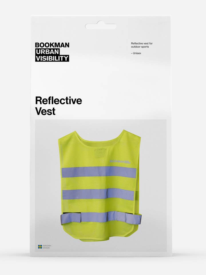 Bookman Urban Visibility - Wholesale Safety Vest - Unisex - Reflective Vest - Fluorescent Yellow