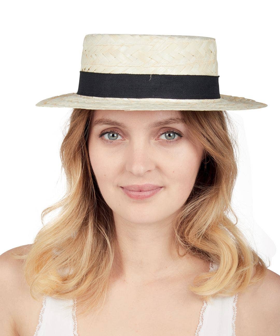 P'tit Clown - Vente Déguisement – unisexe - Chapeau De Paille Canotier - Adulte1