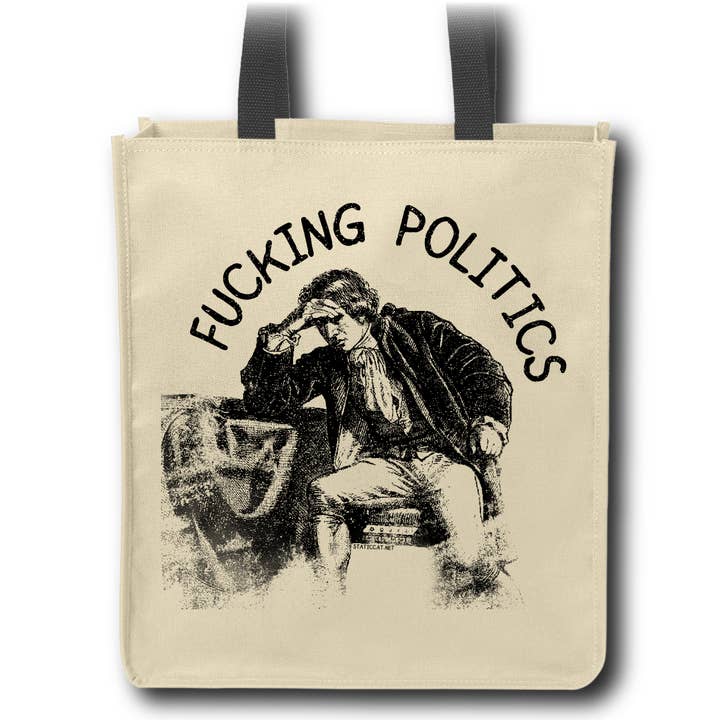 Saco de Compras - Política de Merda por atacado de Static Cat Studio