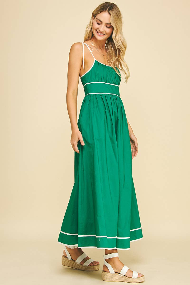 PINCH - Wholesale Dress - Women's - CONTRAST STRAP MAXI DRESS - 5828D3