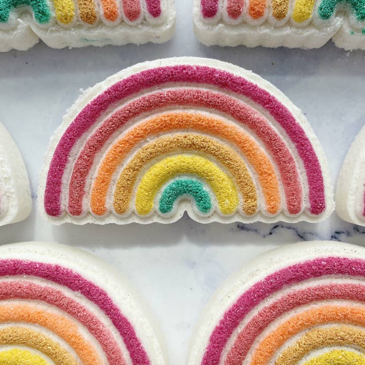 The Sister Made - Wholesale Bath Bomb/Fizz - Rainbow Bath Bomb - Boho Rainbow2