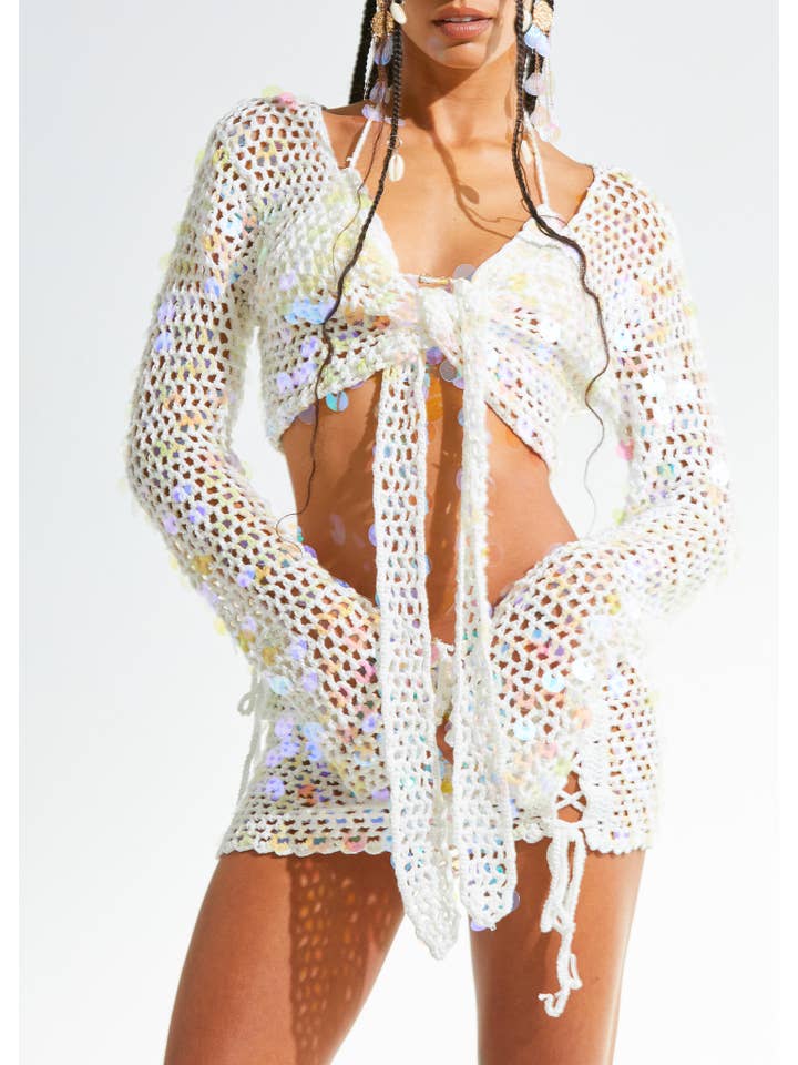 Sparkl - Wholesale Blouse - Women's - Kalani Tie Top