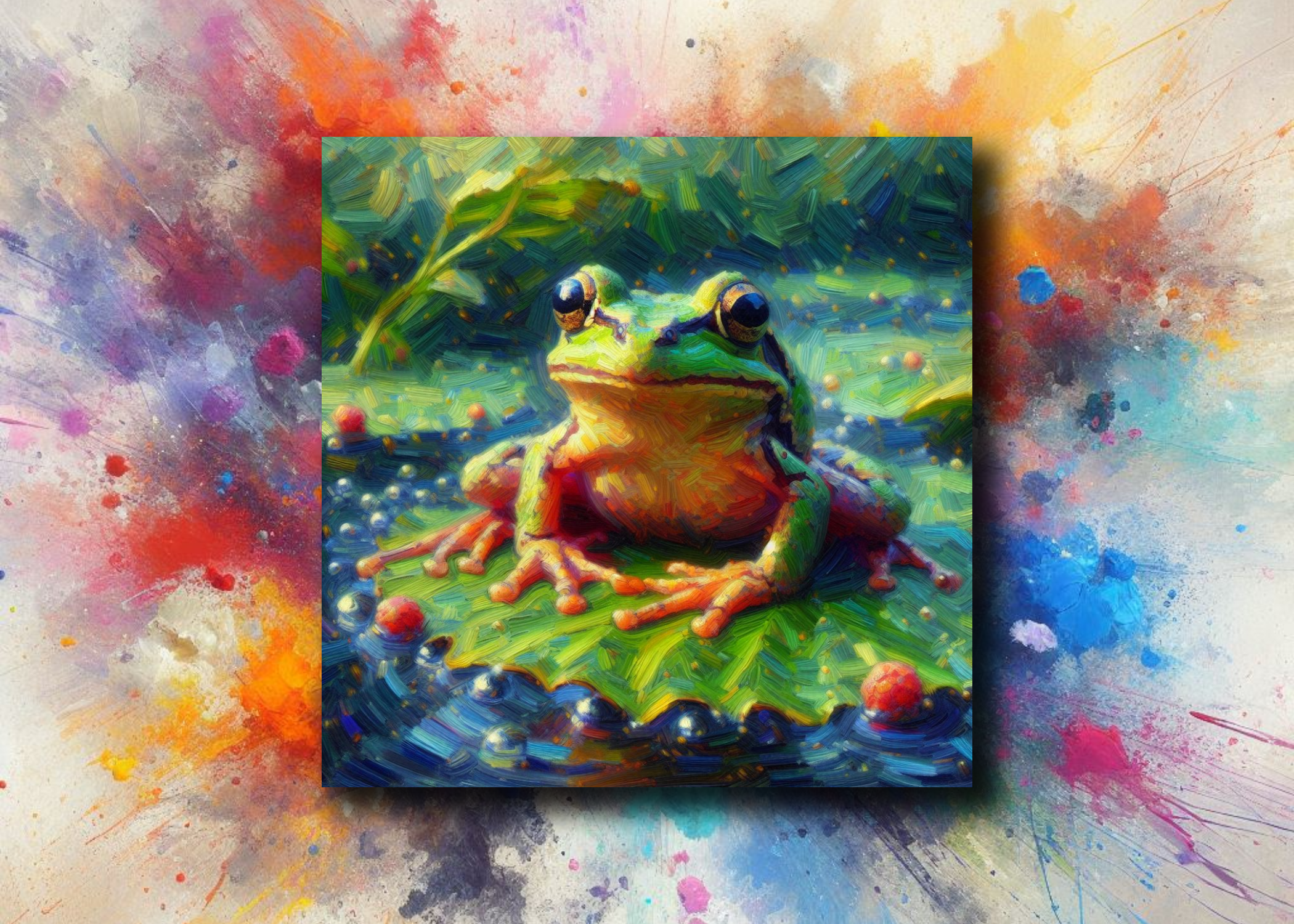 frostedgrey - Wholesale Magnet - Frog Fridge Magnet 55x55mm0