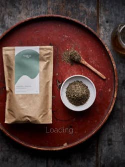 Peppermint, Spearmint & Cocoa Shells, 120g for wholesale by Brazier Coffee Roasters