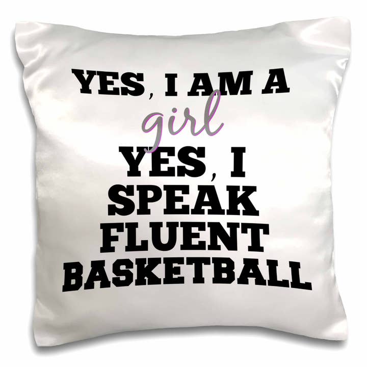 3dRose, Basketball girl, Pillow Case for wholesale by 3dRose