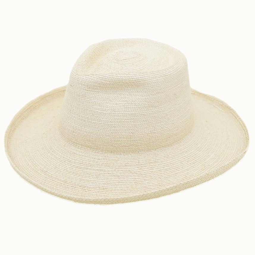 Olive & Pique - Wholesale Strohoed - Uniseks - Fijne Palmblad Strohoed met Potloodrand, UPF 50+1