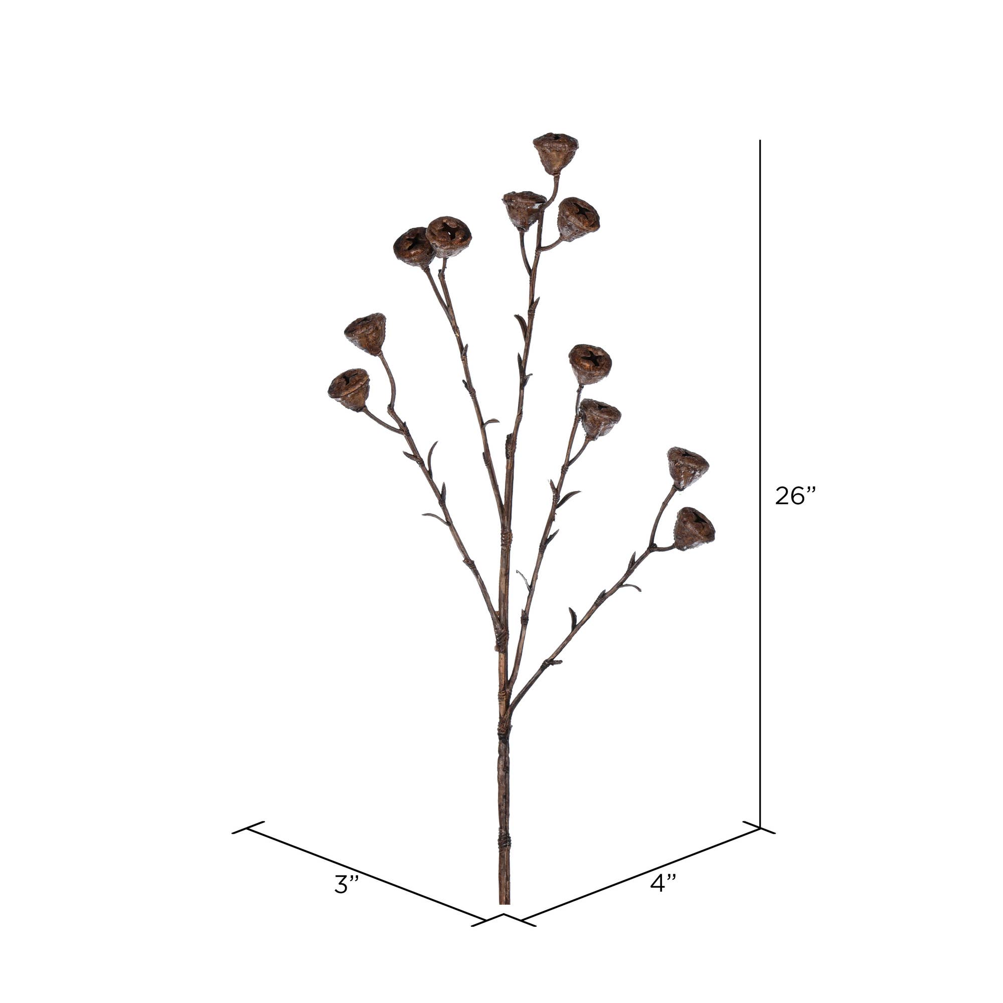 Vickerman 26" Brown Labill Spray 4/pk for wholesale on Faire1