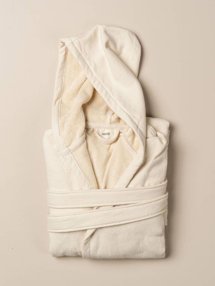 Vintage Wash Robe | Oatmeal for wholesale by Saardé