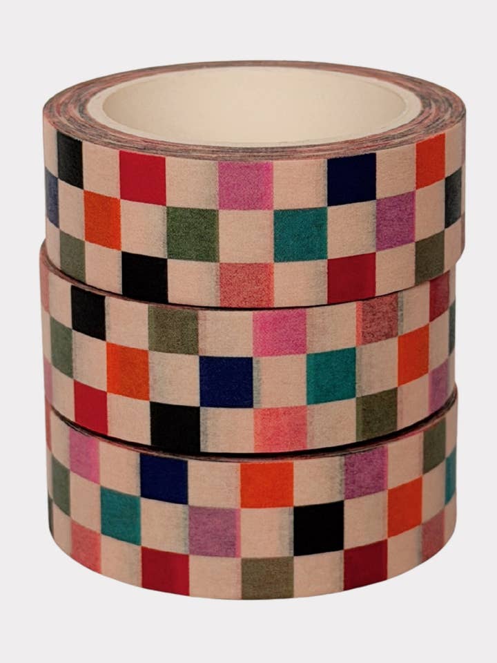 Elmer Checkerboard Washi Tape for wholesale by Tillie Rose Studio