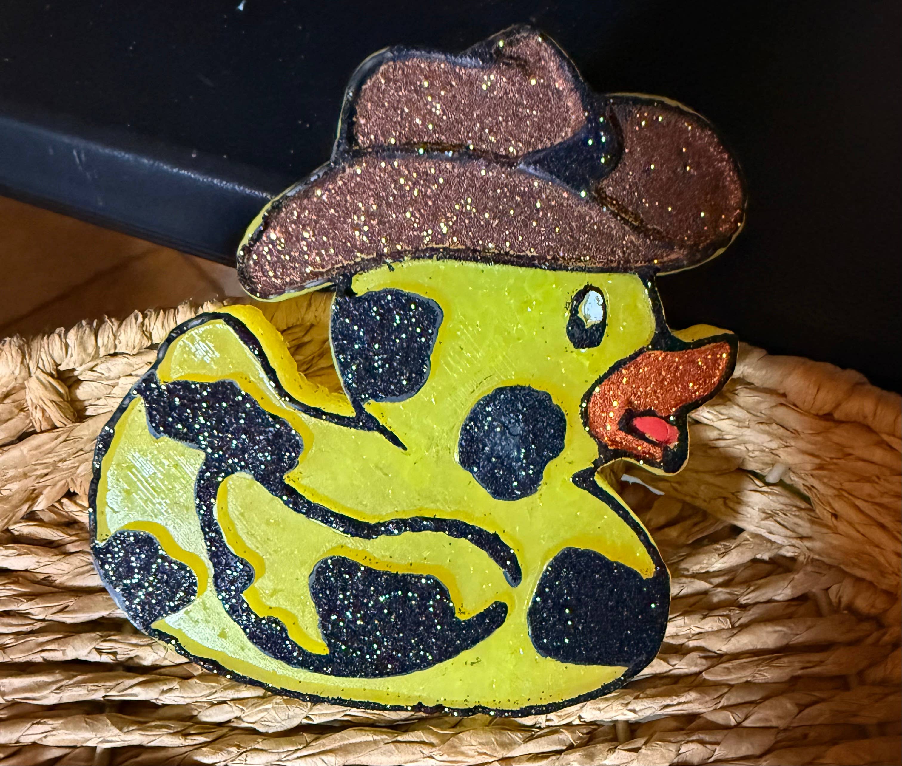 Lil Bit Sassy Lush Co - Wholesale Car Freshener - Women's - Cow Spotted Cowboy Hat Duck1