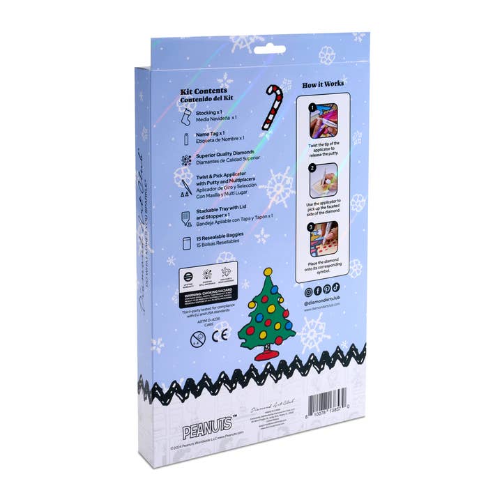 Diamond Art Club - Wholesale Holiday Stocking - Christmas Stocking - Charlie Brown™ Christmas Carols6