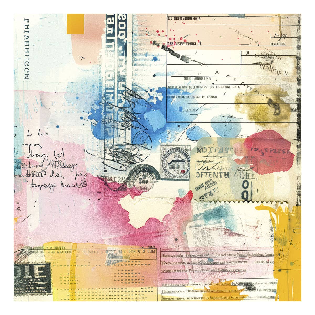 Hero Arts + Spellbinders Wholesale - Wholesale Craft Supplies - Beautifully Imperfect 6 x 6" Printed Paper from the Beautifully Imperfect Collection6