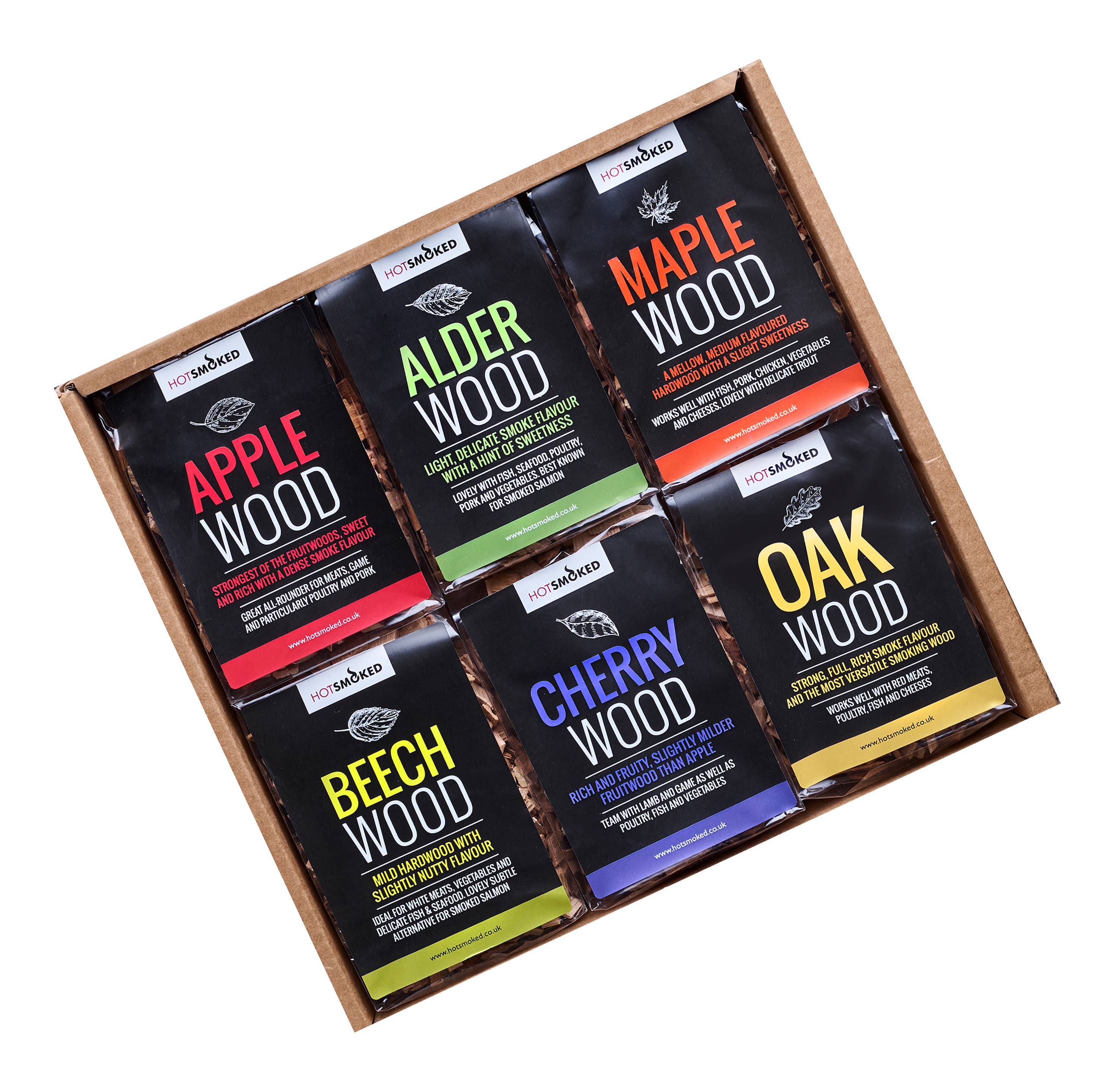 Hot Smoked – Engroshandel BBQ-sauce – BBQ Rygning Chips Sampler