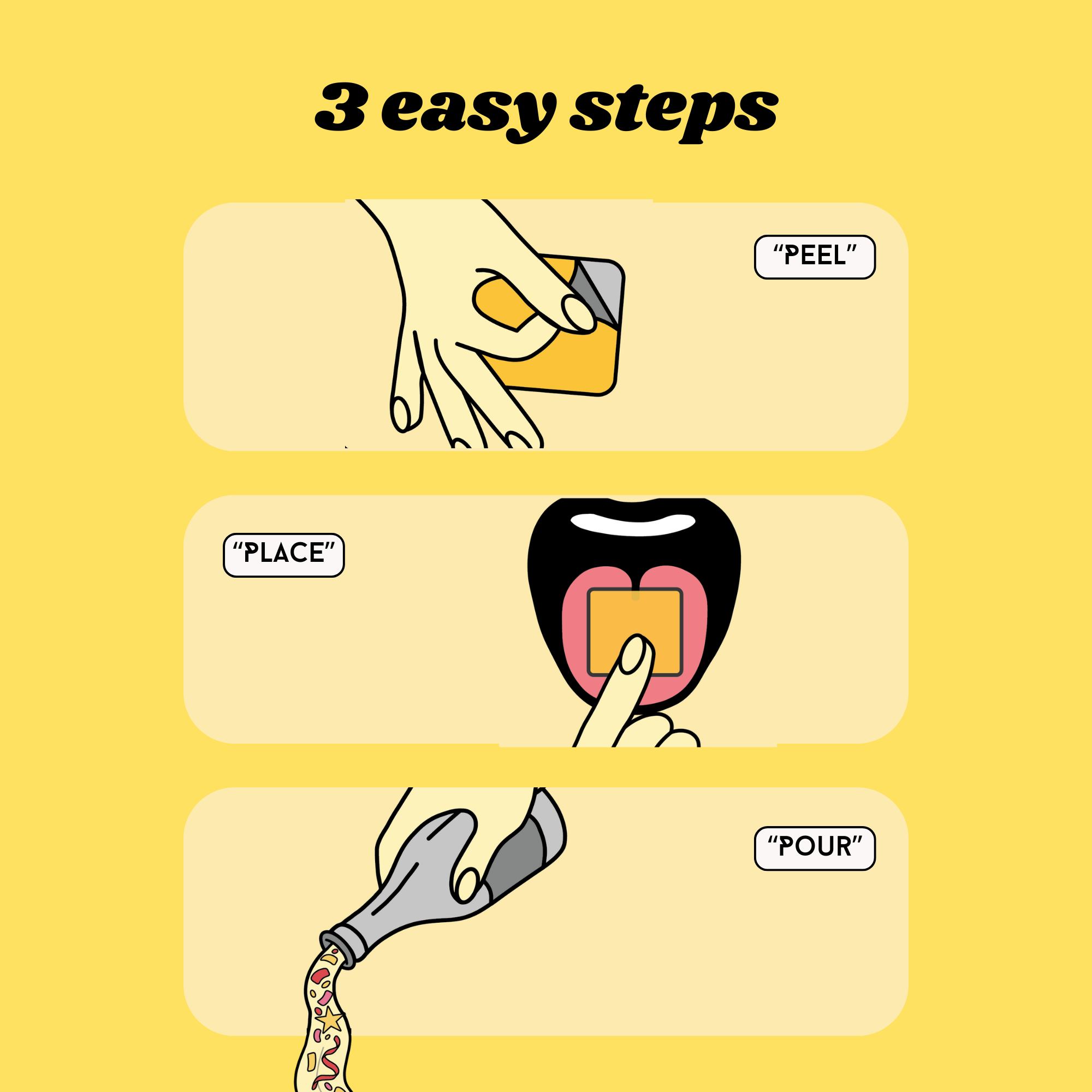 Utopia Relief Strips - Vendita all'ingrosso Vitamine/integratori orali - Strisce Pre-Party (5 pezzi) - Espositore da banco incluso4