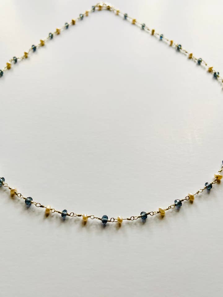 Gemstone Necklaces - 19" Necklace for wholesale by Maya Joy in the World