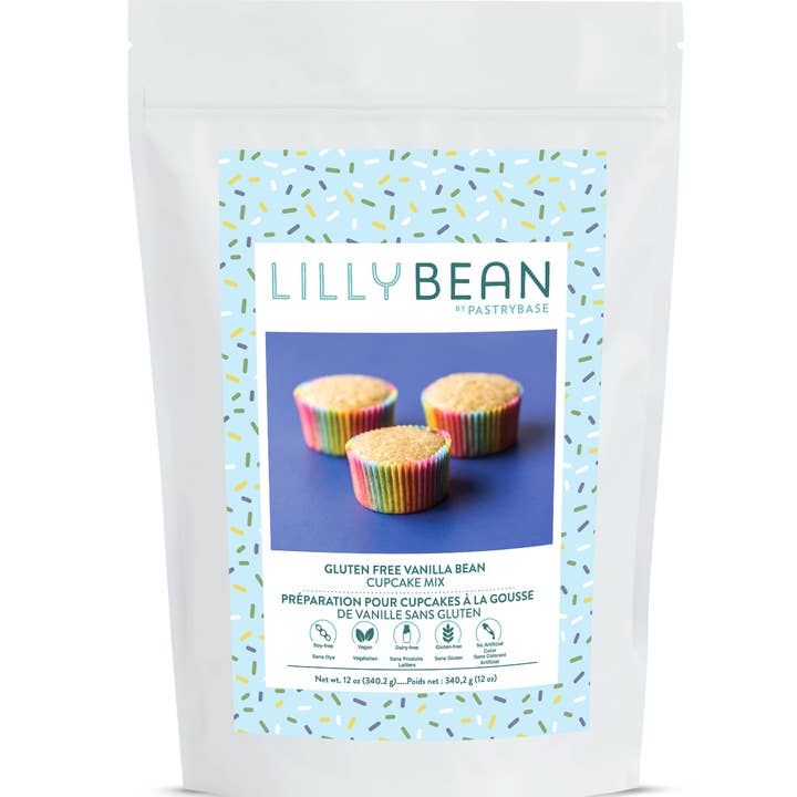 LillyBean Baking - Wholesale Cake Mix - Vanilla Bean Cupcake Mix (Vegan & Gluten-Free)
