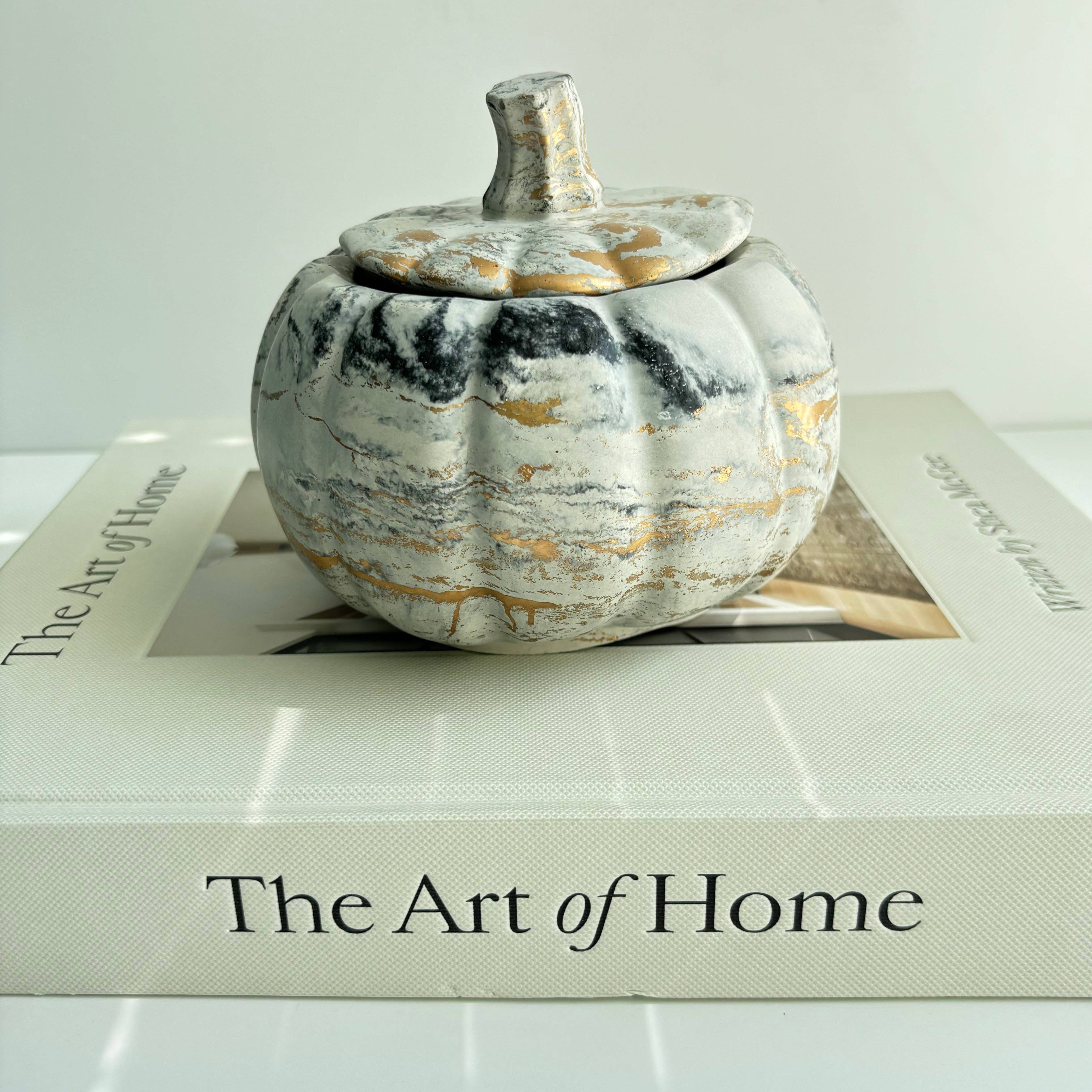 Fancy Concrete - Vente Bougie en bocal - Pot à bougies à la citrouille5