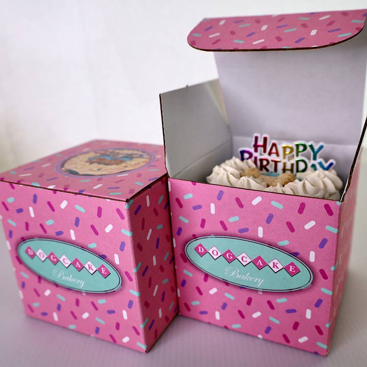 Dog Cake Bakery LLC - Vente Friandises – chien - Gâteau pour chien | Gâteau d'anniversaire pour chien | Anniversaire | Drip Cake | Rose