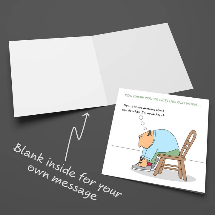 Swizzoo Cards – Großhandel Geburtstagskarten – Lustige Geburtstagskarte für Männer, 50, 60, 70, Ehemann, Vater, Vater, Onkel, Bruder, Sohn, Mann, Freund, Alter, humorvoll, lustig, creaky, grau4