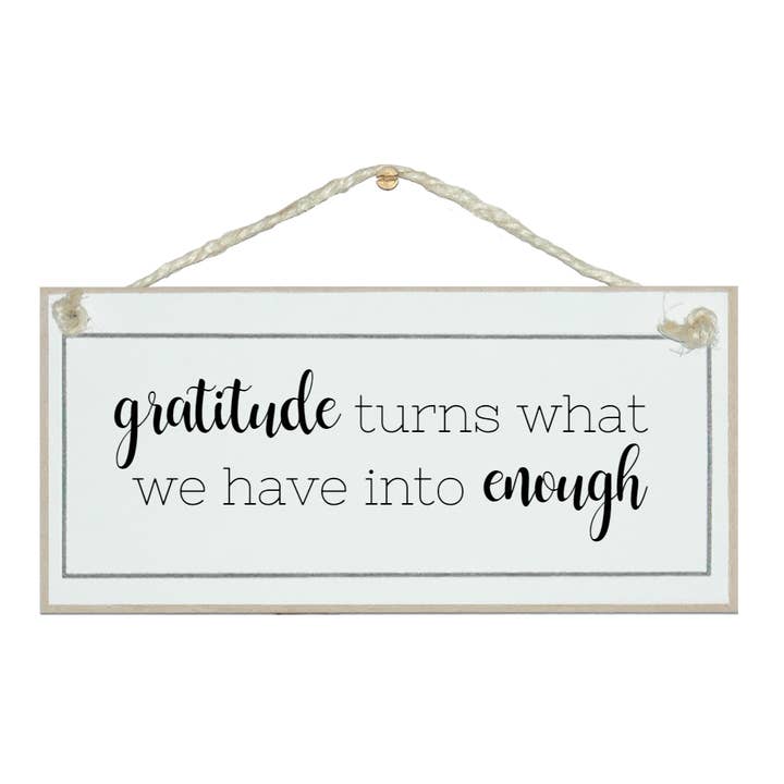 Dankbaarheid... we hebben genoeg algemene tekenen voor wholesale door Crafty Clara