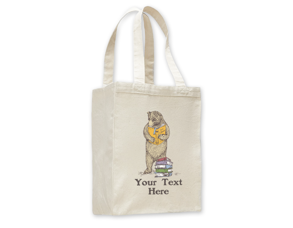 SF Mercantile - Vente Tote bag – unisexe - Petit sac à livres en toile personnalisable9