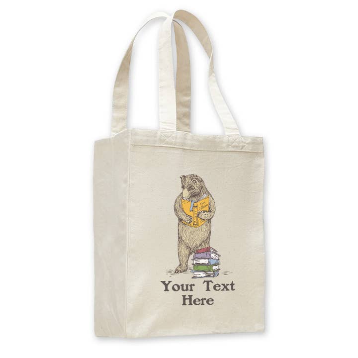 SF Mercantile - Vente Tote bag – unisexe - Petit sac à livres en toile personnalisable9