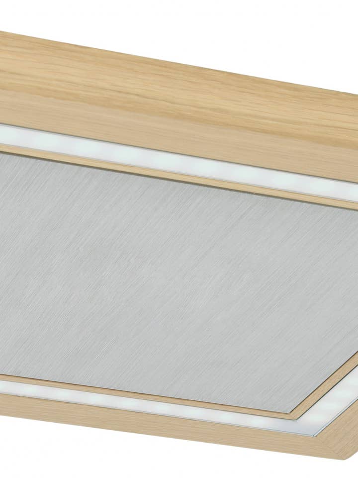 Lámpara de techo Otto O roble nudoso aceitado LED para venta al por mayor de HerzBlut