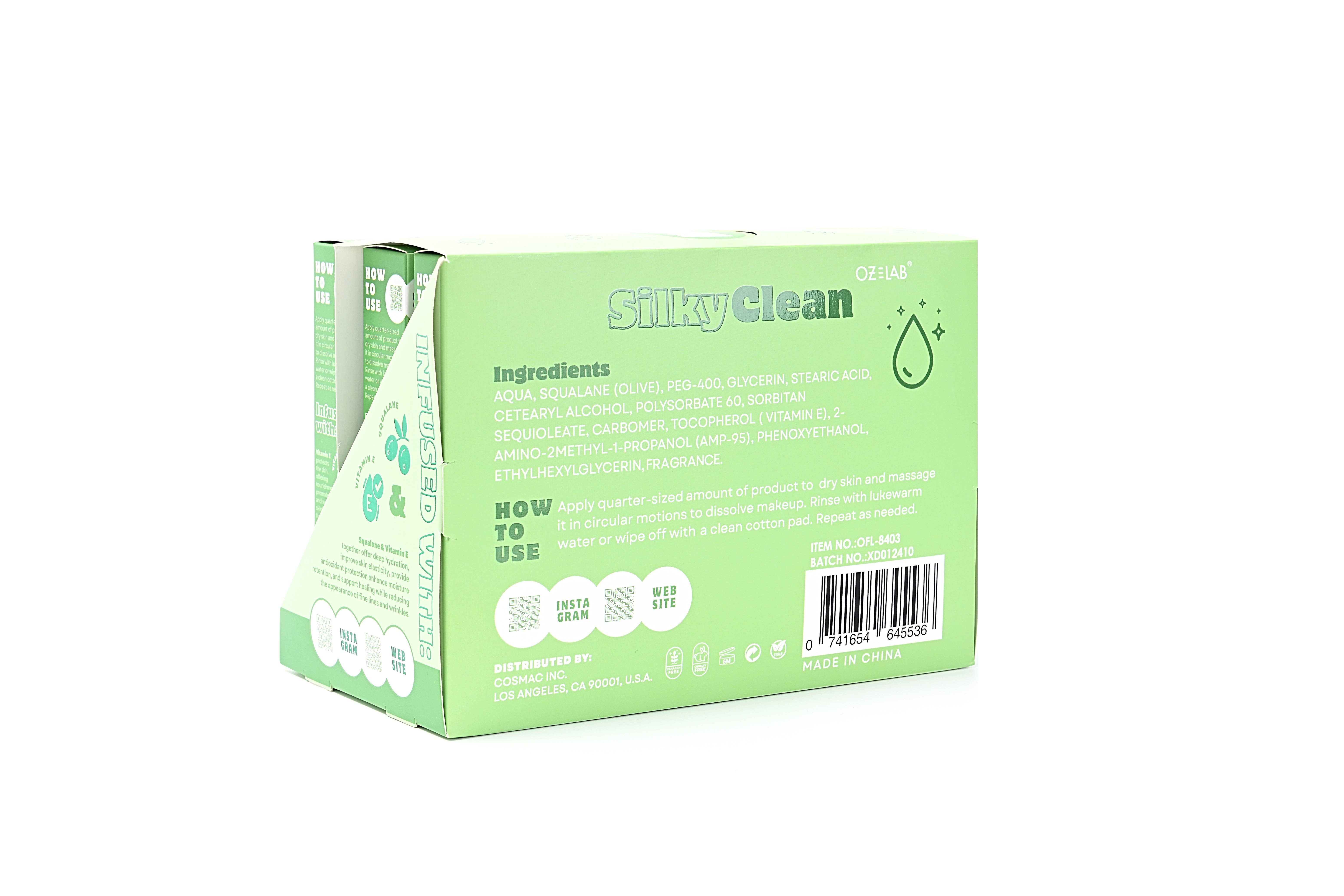 OZ Lab Beauty - Vendita all'ingrosso Struccanti - Silky Clean - Lozione Struccante8