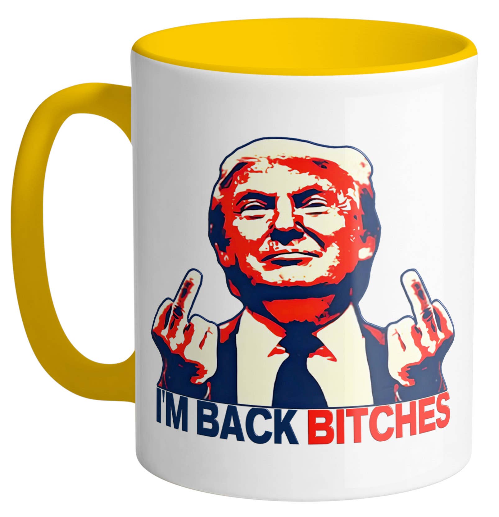 God And Glory Gifts - Wholesale Coffee Mug - I'm Back Bitches Trump Ceramic Coffee Cup 8